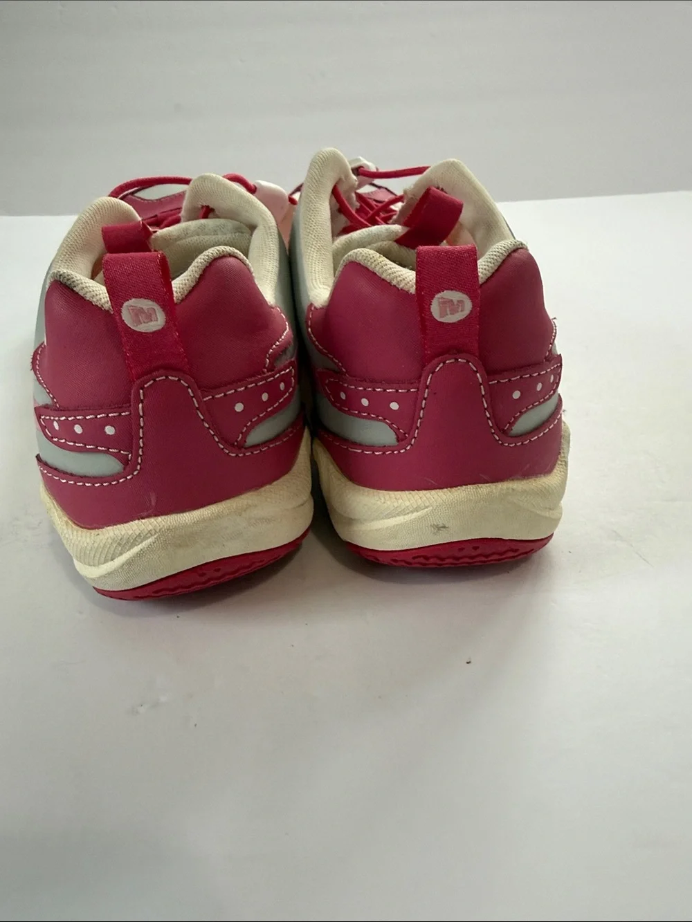 Merrell Kids Hot Pink and White Trail Sneakers